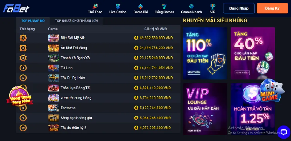 Game Nổ Hũ Jackpot Lũy Tiến Win13
